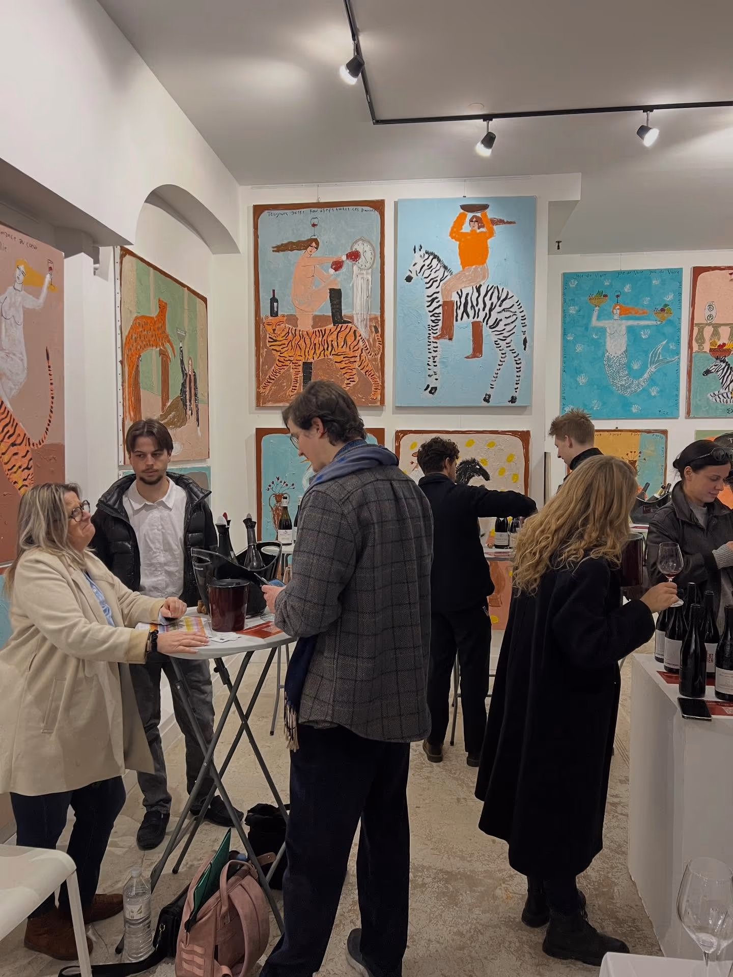 Dégustation au salon Cepino.