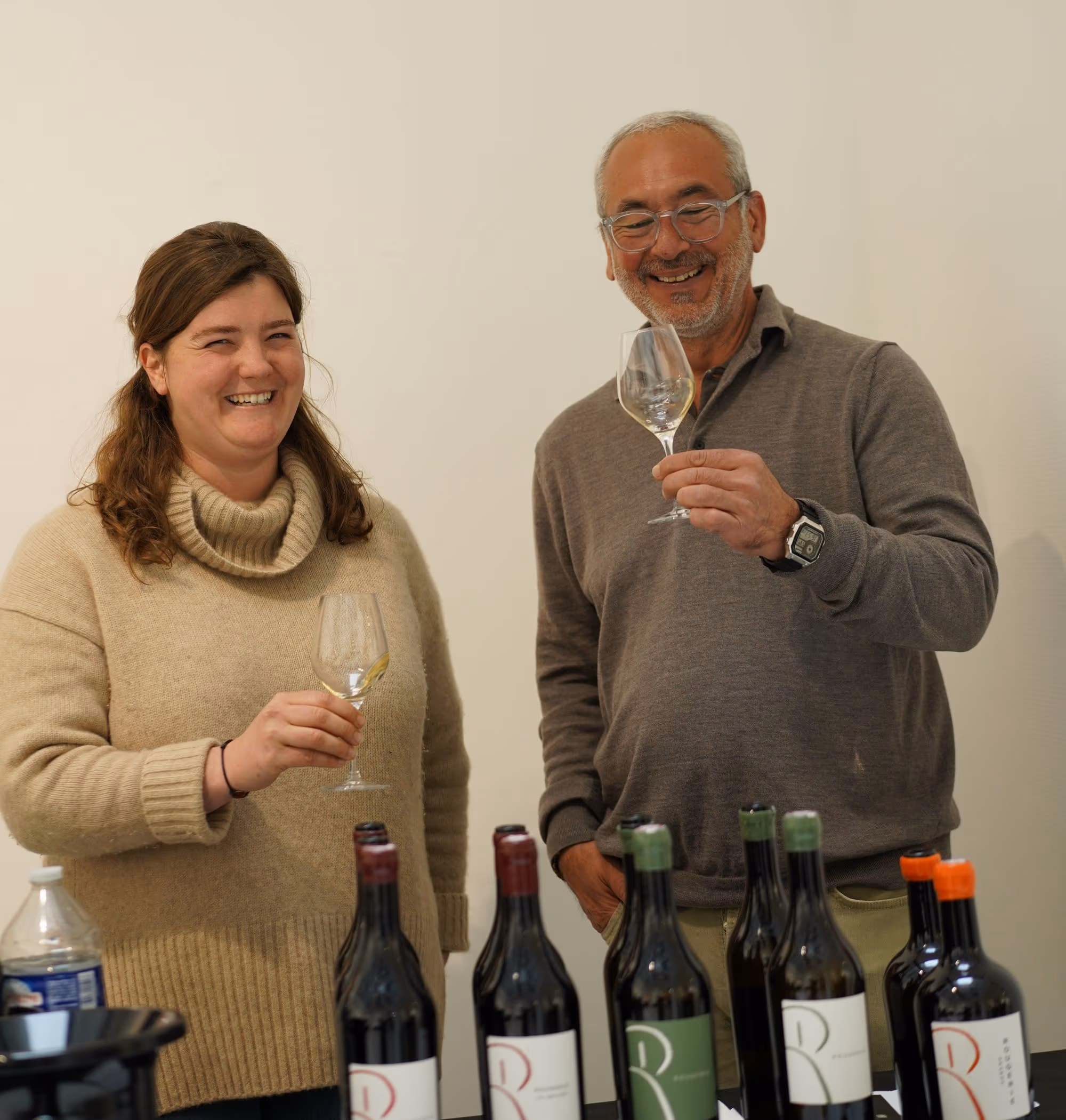 Vignerons au salon Cepino.